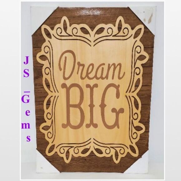 New Motivational Wood 2D Home Décor Sign - Picture 1 of 16